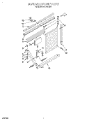 Part Location Diagram of 1168475 Whirlpool SUPPORT