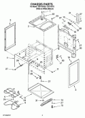 CHASSIS PARTS Diagram and Parts List for TEP315VQ0  Estate Range