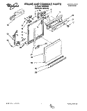 Part Location Diagram of 3373723 Whirlpool CONSOLE