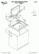 Part Location Diagram of W10235704 Whirlpool Feature Sheet