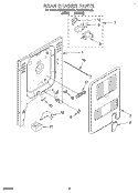 REAR CHASSIS, OPTIONAL Diagram and Parts List for KESC307BAL2  KitchenAid Range