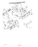 AIRFLOW AND CONTROL Diagram and Parts List for ED26MMXRWR2  Whirlpool Refrigerator