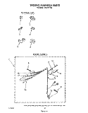 WIRING HARNESS Diagram and Parts List for LA6040XTW0  Whirlpool Washer
