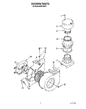 BLOWER Diagram and Parts List for KUDP22ST2  KitchenAid Dishwasher