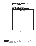 CONTROL PANEL Diagram and Parts List for 2570B10  Roper Range