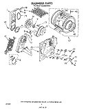SECTION Diagram and Parts List for LE7800XKW1  Whirlpool Dryer