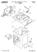 Part Location Diagram of 3968263 Whirlpool TOP