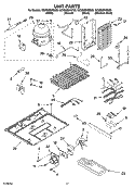 UNIT PARTS Diagram and Parts List for GC5SHEXNT00  Whirlpool Refrigerator