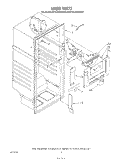 LINER Diagram and Parts List for ET14JMXWW00  Whirlpool Refrigerator