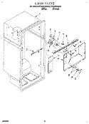 LINER Diagram and Parts List for ET20NKXAW05  Whirlpool Refrigerator