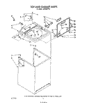 TOP AND CABINET , LITERATURE AND OPTIONAL Diagram and Parts List for LA5430XPW5  Whirlpool Washer