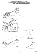 Part Location Diagram of 3169504 Whirlpool Harness, Wire (Oven)