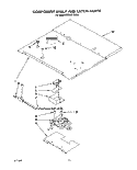 COMPONENT SHELF AND LATCH Diagram and Parts List for KEBI271XBL3  KitchenAid Wall Oven