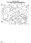 OVEN Diagram and Parts List for RF376PXYN2  Whirlpool Range