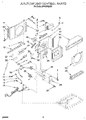 AIR FLOW AND CONTROL Diagram and Parts List for BPAC0700AS0  KitchenAid Air Conditioner