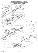 WIRING HARNESS Diagram and Parts List for KEMS306BAL3  KitchenAid Wall Oven