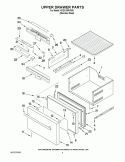Part Location Diagram of W10204697 Whirlpool DRAWER