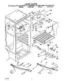 LINER, LIT/OPTIONAL Diagram and Parts List for ET14JMXAN01  Whirlpool Refrigerator