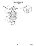 OVEN LINER Diagram and Parts List for KEBI241YBL2  KitchenAid Wall Oven
