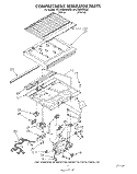 COMPARTMENT SEPARATOR Diagram and Parts List for ET22DMXWN00  Whirlpool Refrigerator