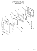 Part Location Diagram of 4449031 Whirlpool RETAINER