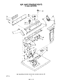 SECTION Diagram and Parts List for LE6810XPW0  Whirlpool Dryer