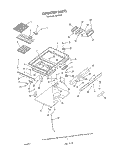 COOK TOP Diagram and Parts List for N9157L0  Roper Range