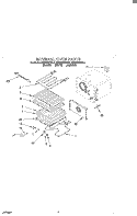 INTERNAL OVEN Diagram and Parts List for KEDS207BWH0  KitchenAid Range