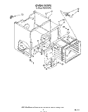 OVEN Diagram and Parts List for RE953PXPT2  Whirlpool Range