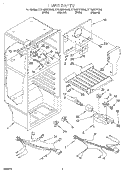 LINER, OPTIONAL Diagram and Parts List for ET14JMXGN02  Whirlpool Refrigerator
