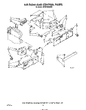 AIRFLOW AND CONTROL Diagram and Parts List for ED25PMXRWR0  Whirlpool Refrigerator