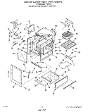 BODY Diagram and Parts List for F9208W0  Roper Range