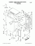 Part Location Diagram of W10136137 Whirlpool HANDLE-SS