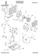 UNIT, LITERATURE Diagram and Parts List for AR0700XA0  Whirlpool Air Conditioner