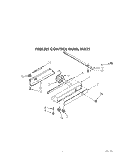 FREEZER CONTROL PANEL Diagram and Parts List for KSSS36DAW01  KitchenAid Refrigerator