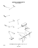WIRING HARNESS Diagram and Parts List for DU9200XT2  Whirlpool Dishwasher