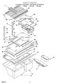 SHELF, OPTIONAL Diagram and Parts List for ET18PKXGN01  Whirlpool Refrigerator