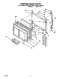 Part Location Diagram of 2162556 Whirlpool HANDLE