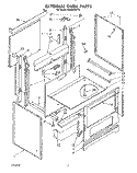 Part Location Diagram of 4157015 Whirlpool Panel, Side R.H.