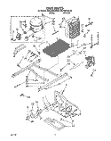 UNIT Diagram and Parts List for RS25AWXAW00  Roper Refrigerator