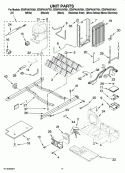 UNIT PARTS Diagram and Parts List for ED5FHAXVB01  Whirlpool Refrigerator