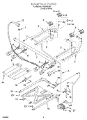 MANIFOLD Diagram and Parts List for CGS365HQ6  Crosley Range
