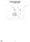 SEALED BURNER Diagram and Parts List for SF317PEAW2  Whirlpool Range