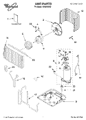 Part Location Diagram of 4312638 Whirlpool MOTOR-FAN