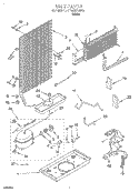 UNIT Diagram and Parts List for TT14DKXEW13  Estate Refrigerator