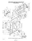CONTROL AND REAR PANEL Diagram and Parts List for LA5280XTN0  Whirlpool Washer