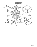 UNIT Diagram and Parts List for KEBS246XBL3  KitchenAid Wall Oven