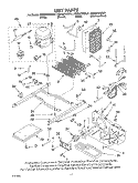 UNIT Diagram and Parts List for KSRS27IKBL01  KitchenAid Refrigerator