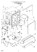 Part Location Diagram of 9743800 Whirlpool PANEL