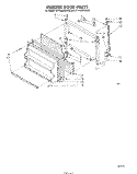 FREEZER DOOR Diagram and Parts List for ET14JMYSF02  Whirlpool Refrigerator